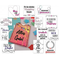 ADVENTSKALENDER 4. Dezember - Stickserie ITH - 14 Geschenkkartenhüllen Vol. 1